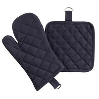 TOPFLAPPEN UND HANDSCHUH 2-teilig Anthrazit  - Anthrazit, Basics, Textil (20/20cm) - Novel