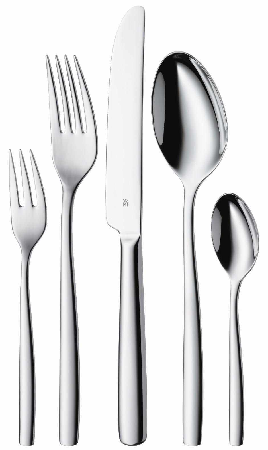 BESTECKSET DENVER  60-teilig  - Edelstahlfarben, Design, Metall - WMF