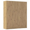 FALTTÜRENSCHRANK in Eiche Artisan  - Eiche Artisan, Holzwerkstoff (181/210/54cm) - Boxxx
