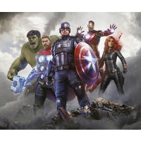 FOTOTAPETE AVENGERS WORKING TOGETHER  - Naturfarben, Design, Textil (300/250cm) - Marvel