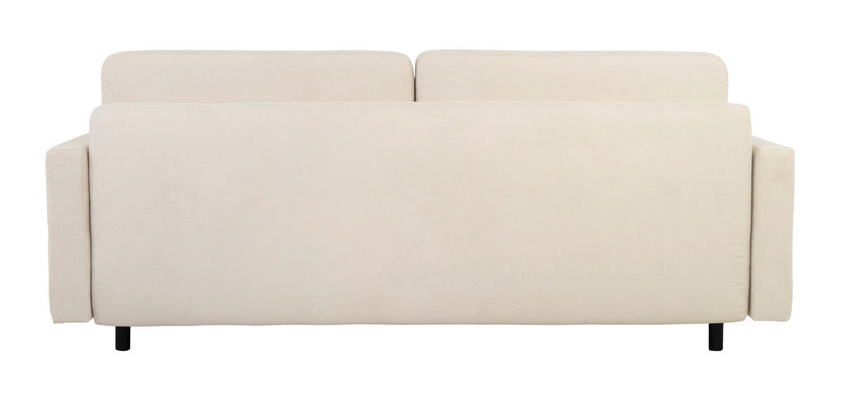 SCHLAFSOFA in Beige  - Beige/Buchefarben, Design, Holz/Textil (222/93/99cm) - MID.YOU