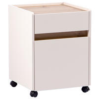 ROLLCONTAINER 43/57/43 cm  - Kaschmir/Eiche Artisan, MODERN, Holzwerkstoff/Kunststoff (43/57/43cm) - MID.YOU