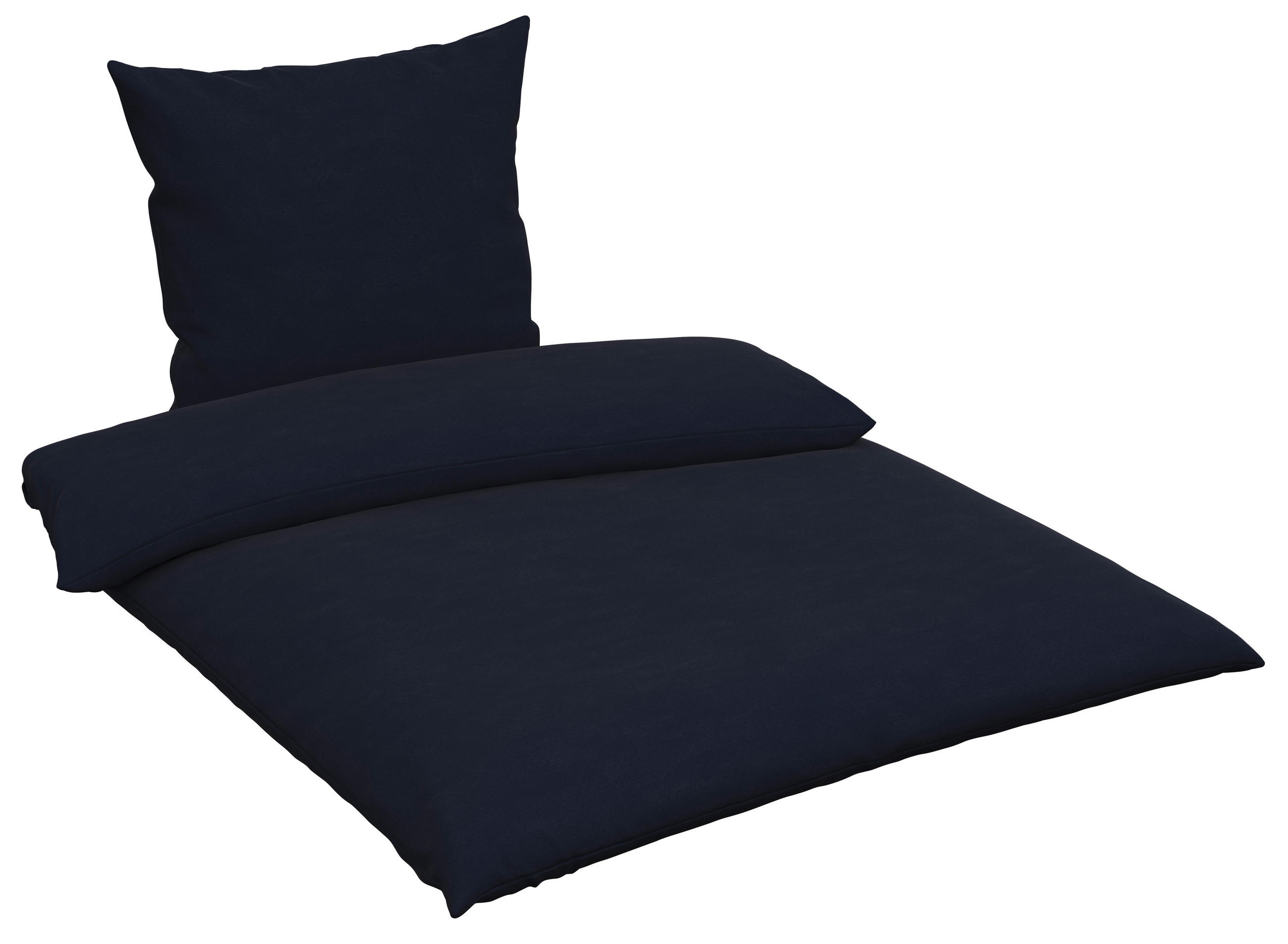 BETTWÄSCHE 155/220 cm  - Dunkelblau, Textil (155/220cm) - Esposa