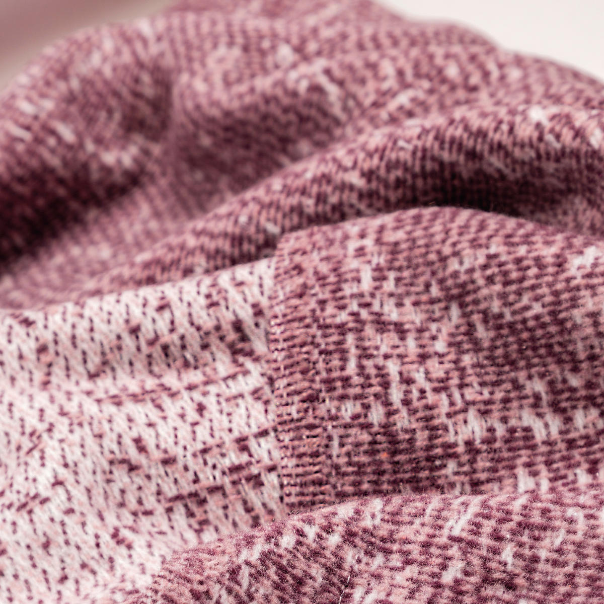 PLAID MR-EASE 140/200 cm  - Bordeaux/Dunkelrosa, Design, Textil (140/200cm) - Musterring