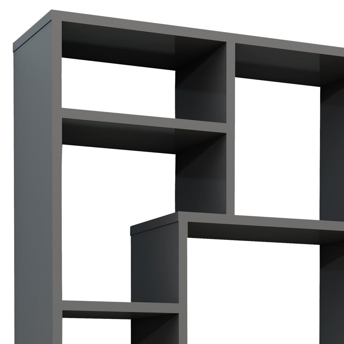 REGAL Anthrazit  - Anthrazit/Grau, MODERN, Holzwerkstoff/Kunststoff (58/116/20cm) - MID.YOU