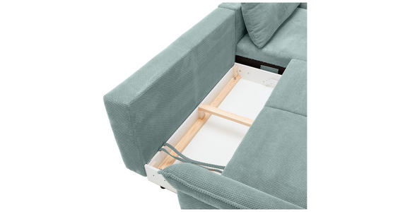 Freisteller von Carryhome ECKSOFA Mintgrün Chenille.