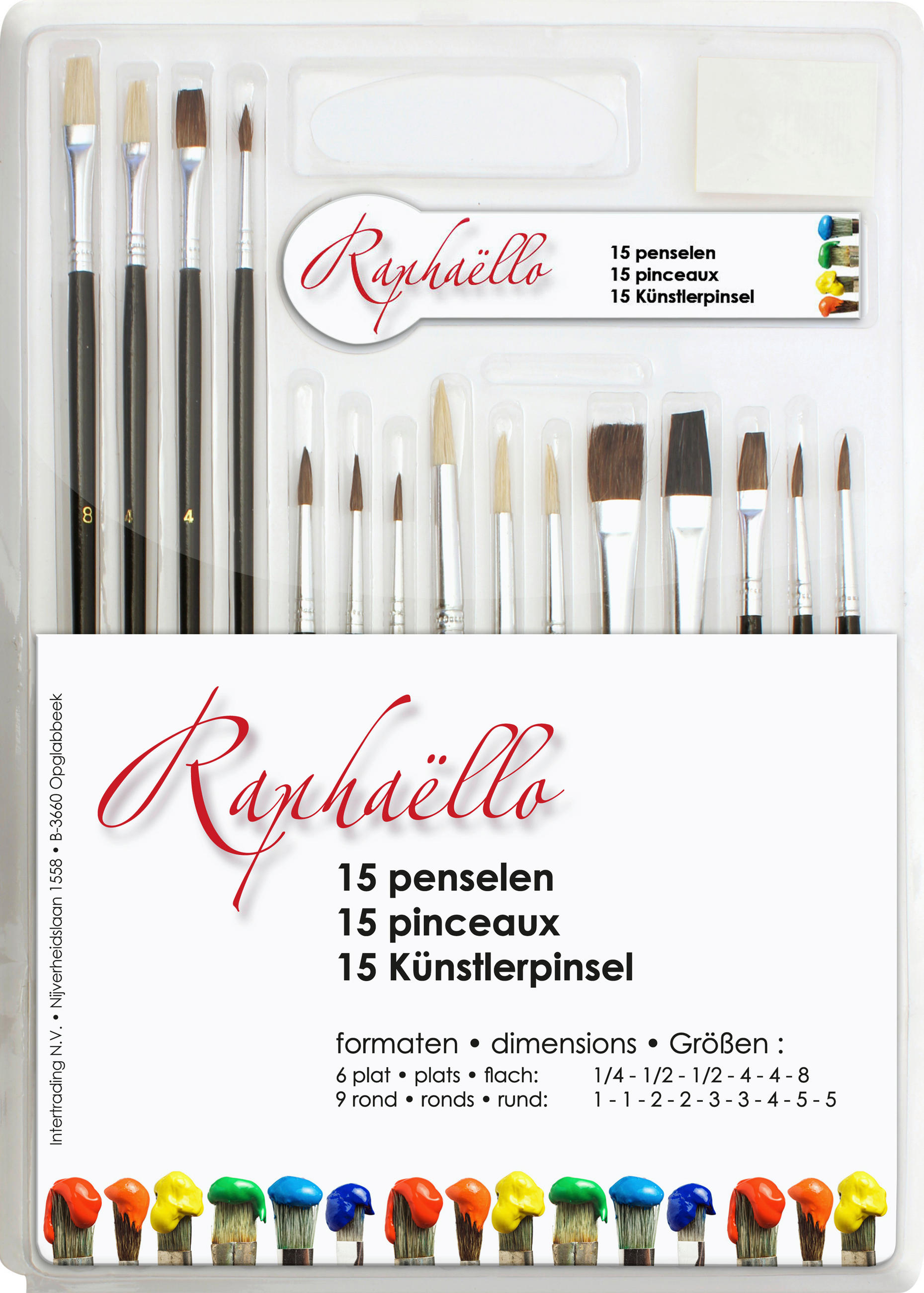 UMELECKÝ ŠTETEC - prírodná farba, Basics, drevo (22/29,5/0,5cm)
