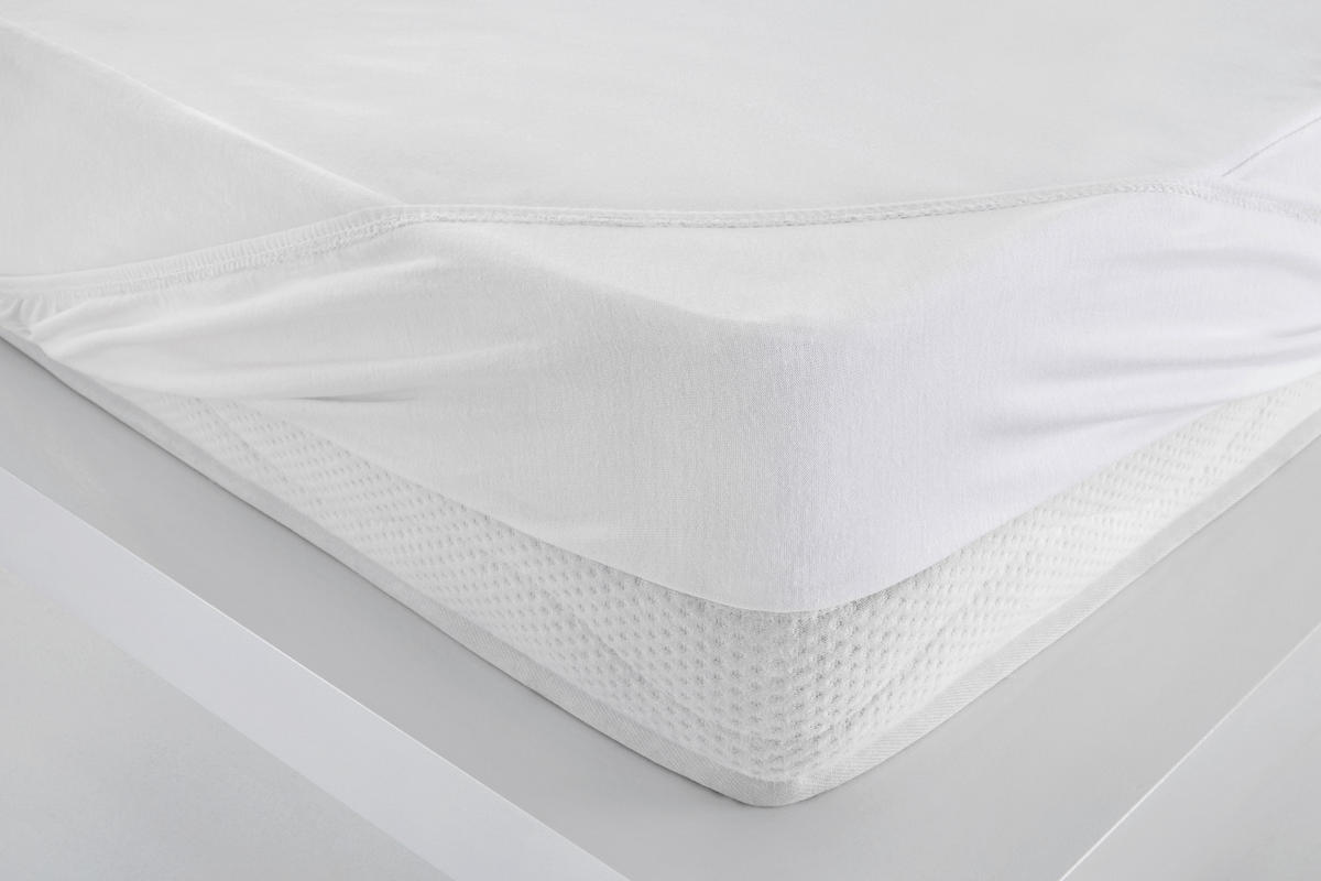 SPANNLEINTUCH 70/140 cm Jersey  - Weiß, Basics, Textil (70/140cm)