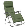 GARTEN-RELAXSESSEL Stahl  - Titanfarben/Olivgrün, Basics, Kunststoff/Textil (71/115/88cm) - Lafuma Mobilier