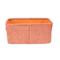 AUFBEWAHRUNGSKÖRBCHEN     - Altrosa, Basics, Textil (27,6/12/20cm) - Wenko