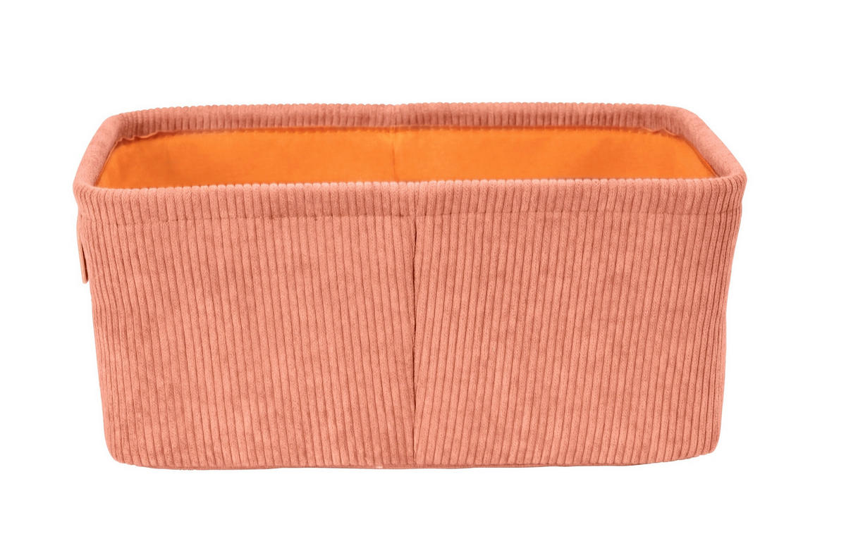 AUFBEWAHRUNGSKÖRBCHEN     - Altrosa, Basics, Textil (27,6/12/20cm) - Wenko