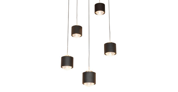 LED-HÄNGELEUCHTE 34/170 cm - Schwarz, Design, Kunststoff/Metall (34/170cm) - Novel