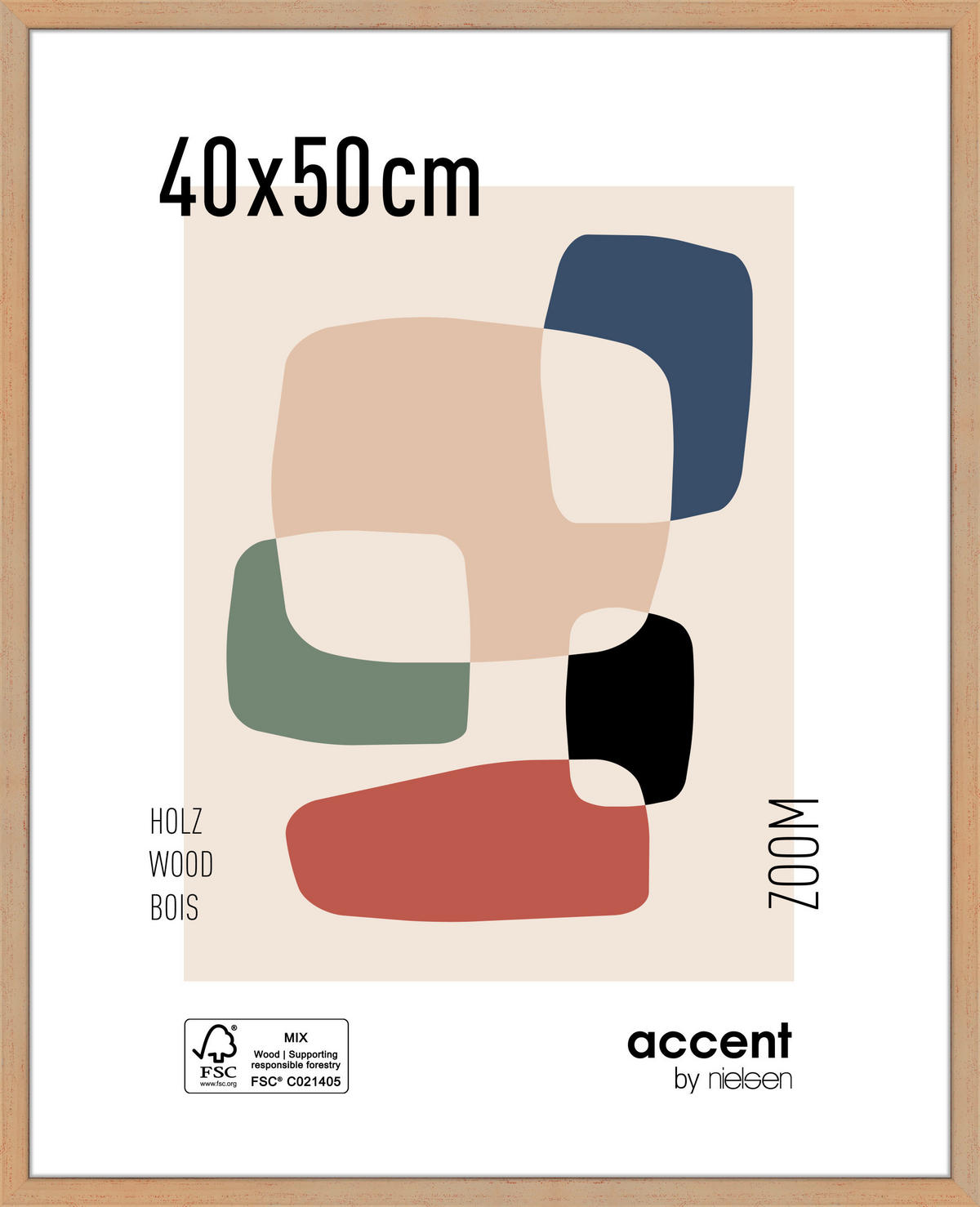 BILDERRAHMEN 42,5/52,5 cm  - Goldfarben, Basics, Holzwerkstoff (42,5/52,5cm)