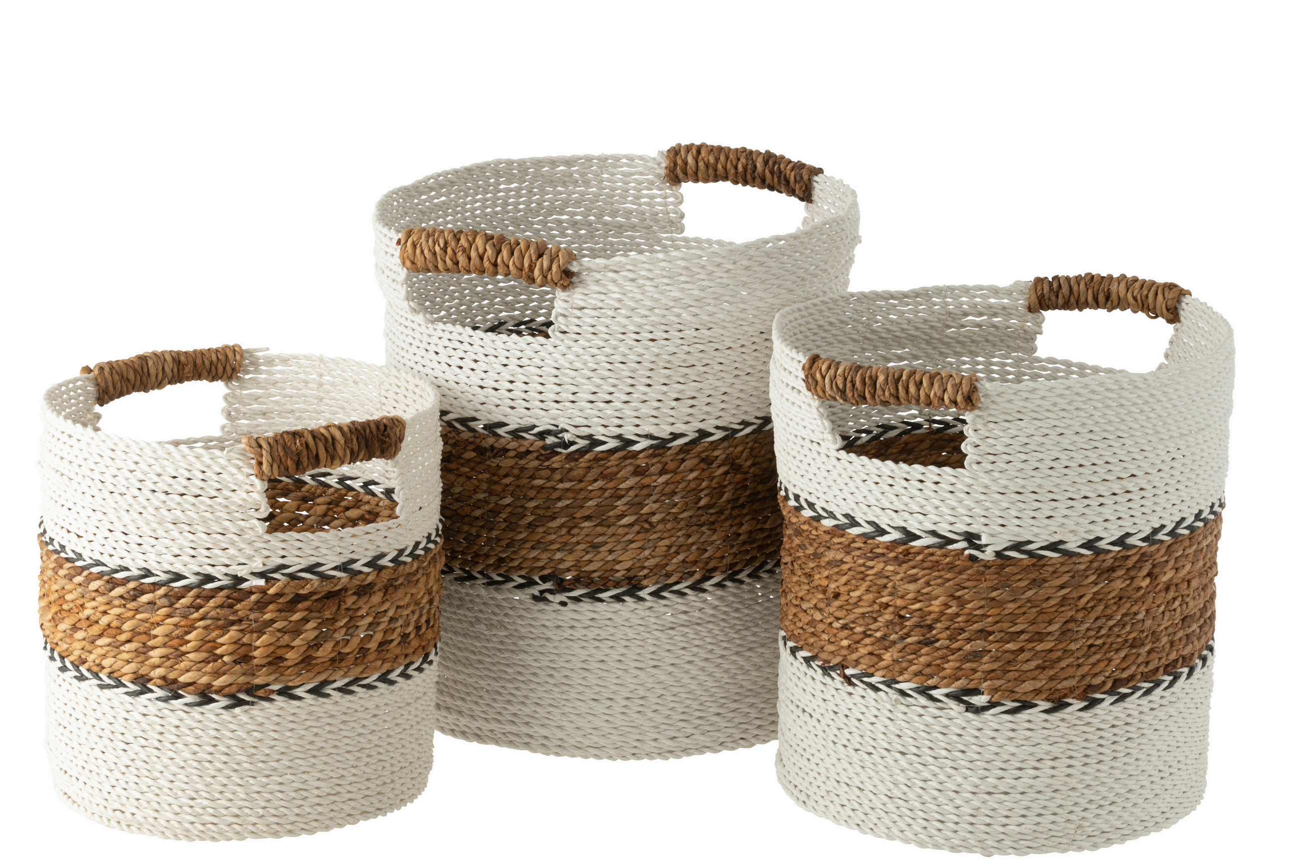 KORBSET - Naturfarben, Basics, Naturmaterialien/Textil (28/28/30cm)
