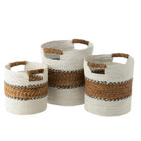 KORBSET - Naturfarben, Basics, Naturmaterialien/Textil (28/28/30cm)
