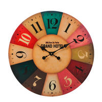 NÁSTĚNNÉ HODINY, hnědá,  - hnědá, Basics, kov (60/5/60cm)