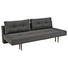 SCHLAFSOFA Flachgewebe Grau - Dunkelbraun/Grau, Design, Holz/Textil (200/84/93cm) - Innovation SCHLAFSOFA Flachgewebe Grau - Dunkelbraun/Grau, Design, Holz/Textil (200/84/93cm) - Innovation