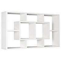 WANDREGAL 85/47,5/16 cm  - Weiss, Konventionell, Holzwerkstoff (85/47,5/16cm) - MID.YOU