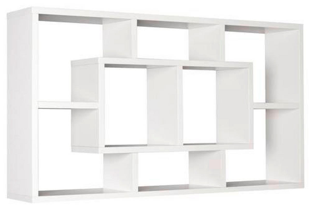 WANDREGAL 85/47,5/16 cm  - Weiss, Konventionell, Holzwerkstoff (85/47,5/16cm) - MID.YOU