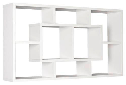 MID.YOU NÁSTENNÝ REGÁL, biela