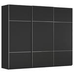 SCHWEBETÜRENSCHRANK 301/223/68 cm 3-türig Schwarz  - Chromfarben/Schwarz, KONVENTIONELL, Holzwerkstoff/Metall (301/223/68cm) - Novel