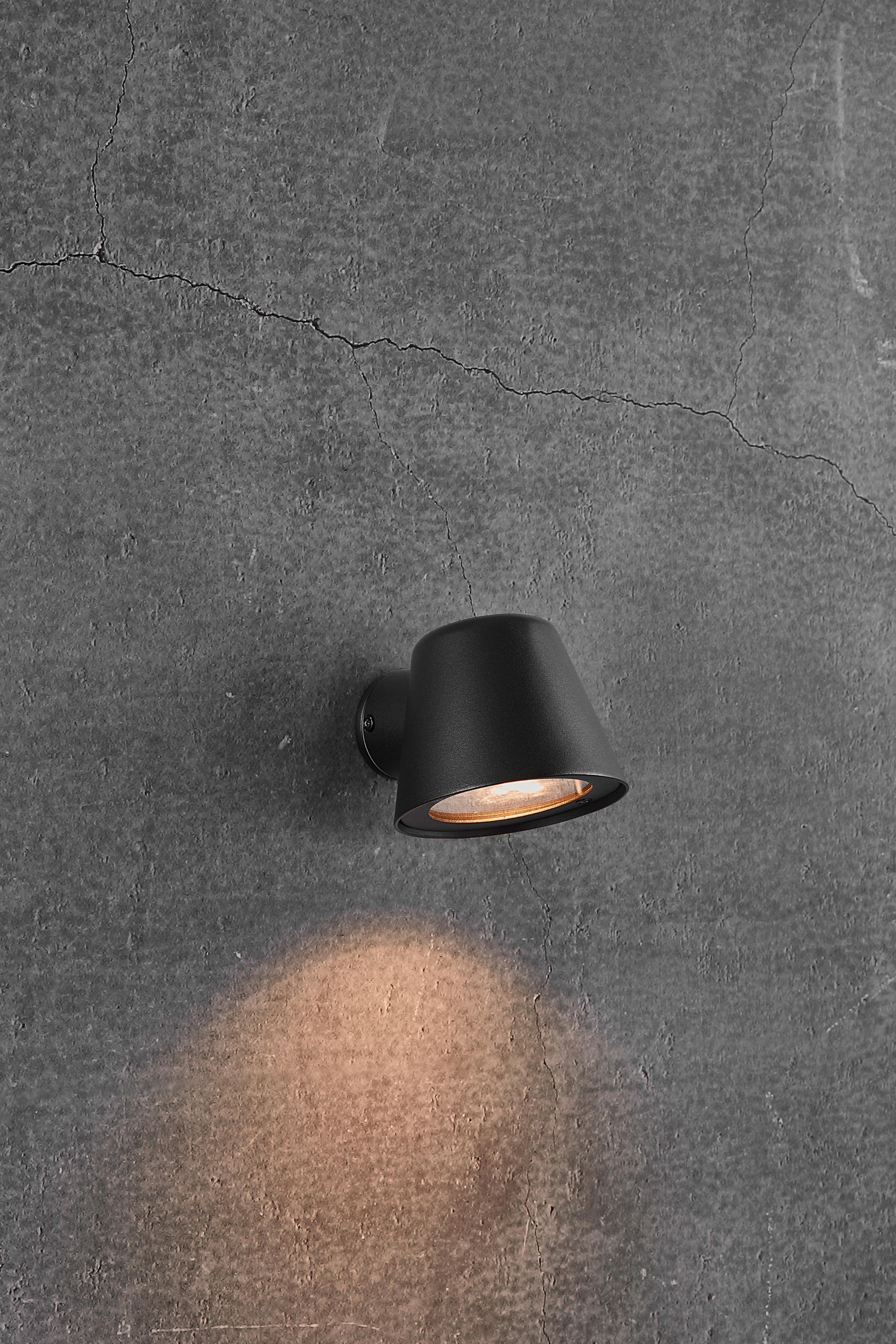 AUßENWANDLEUCHTE 11,7/10,5/14,7 cm   - Schwarz, Design, Metall (11,7/10,5/14,7cm) - Nordlux