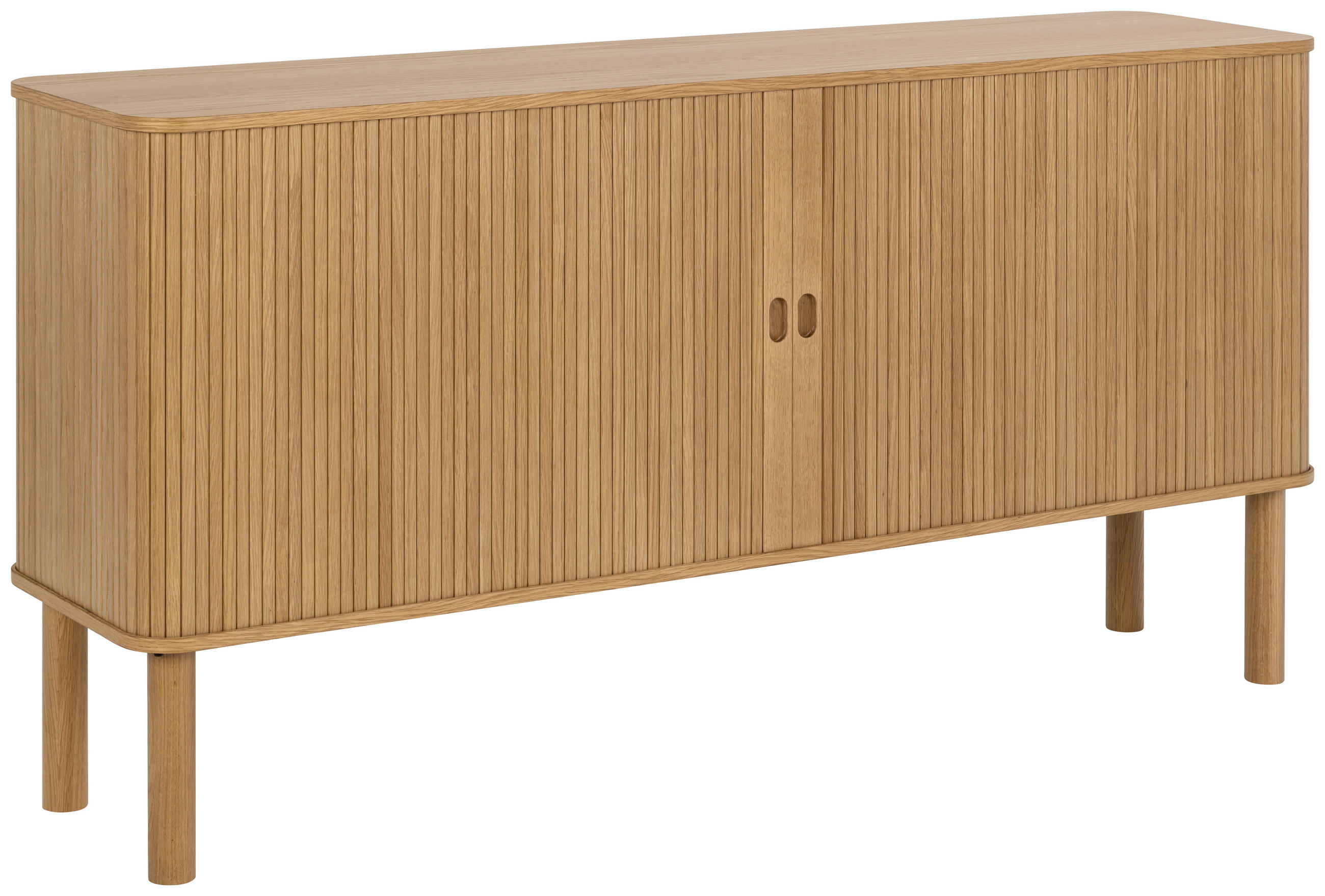 SIDEBOARD Langley in 160/80/40 cm - Eichefarben, Trend, Holzwerkstoff (160/80/40cm)