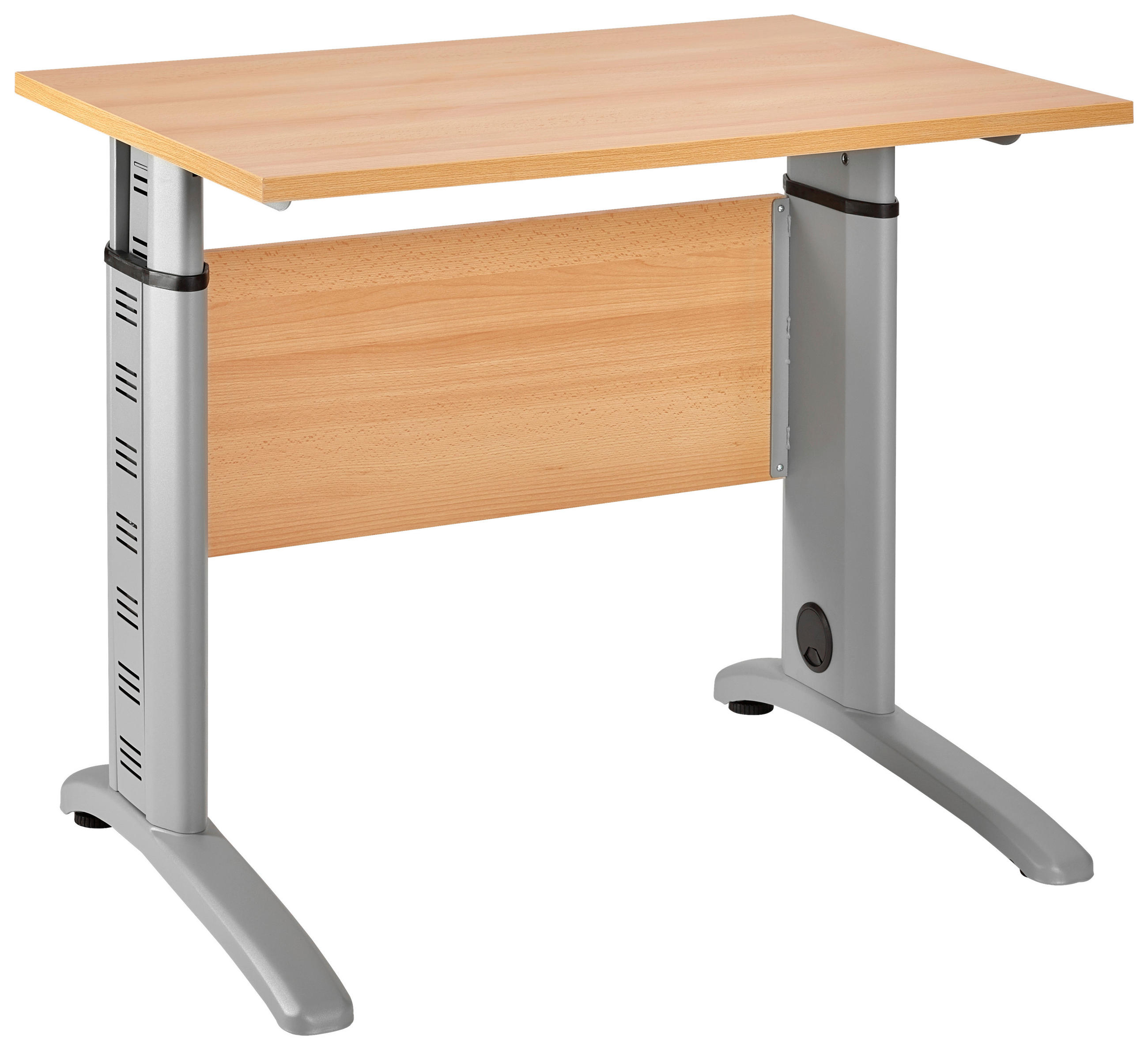 Mid.you Schreibtisch Buche 65x69.5(87.5)x90 cm