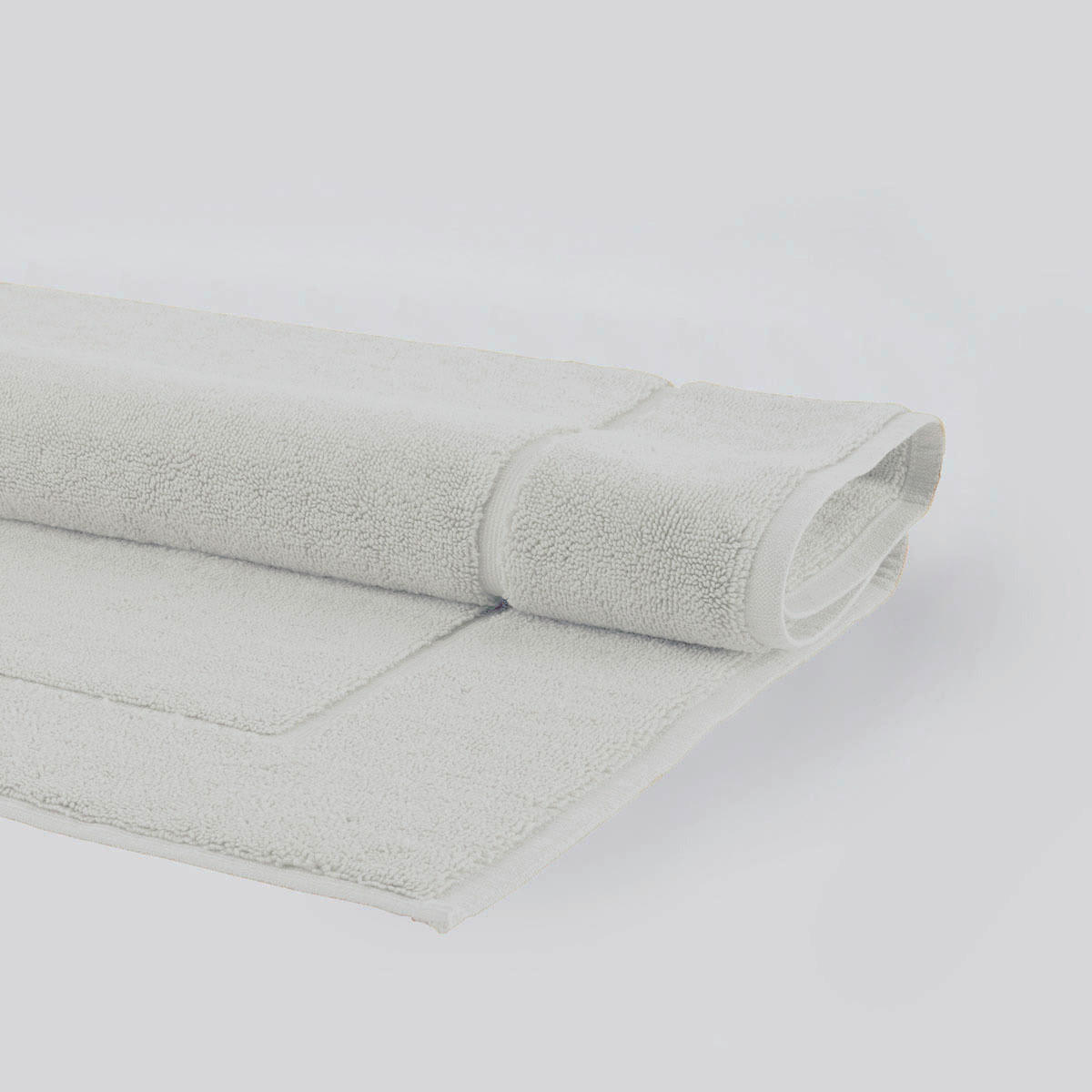 BADEMATTE 60/60 cm Hellgrau  - Hellgrau, Basics, Kunststoff/Textil (60/60cm) - Aquanova