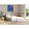 POLSTERBETT Bettkasten, Lattenrost 180/200 cm  in Hellgrau  - Hellgrau/Schwarz, Design, Holz/Textil (180/200cm) - Boxxx
