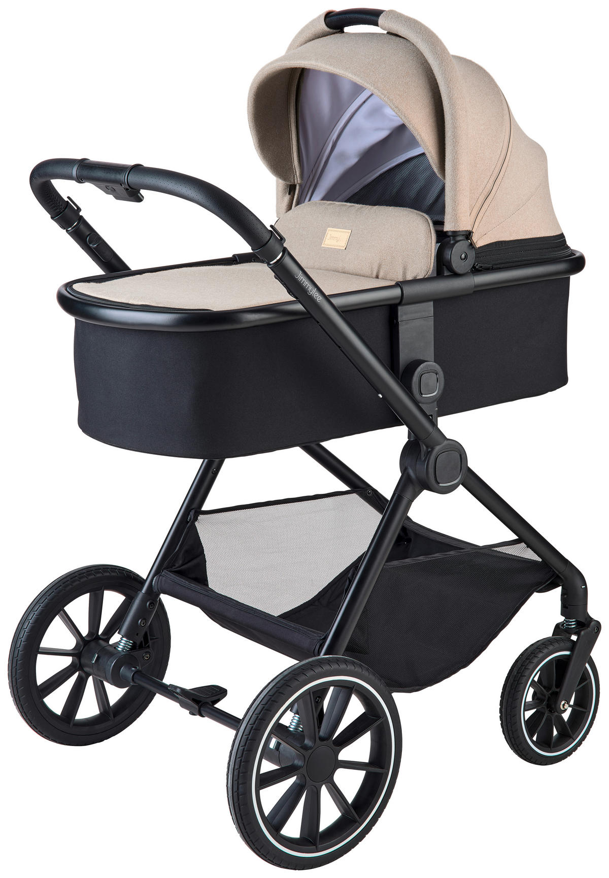 BARNVAGNSSET  - beige/svart, Trend, metall/textil (73/61/110cm) - Jimmylee