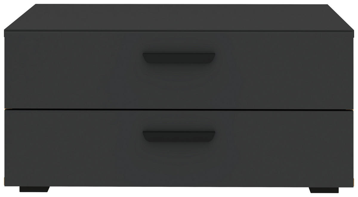 MINIBYRÅ  74/35/51,6 cm  - antracit, Klassisk, trämaterial (74/35/51,6cm) - Best Price