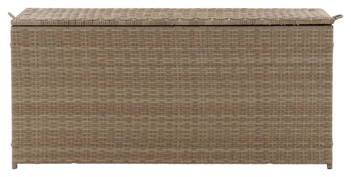 KISSENBOX 130/60/60 cm  - Hellbraun, KONVENTIONELL, Kunststoff (130/60/60cm) - Gardenson