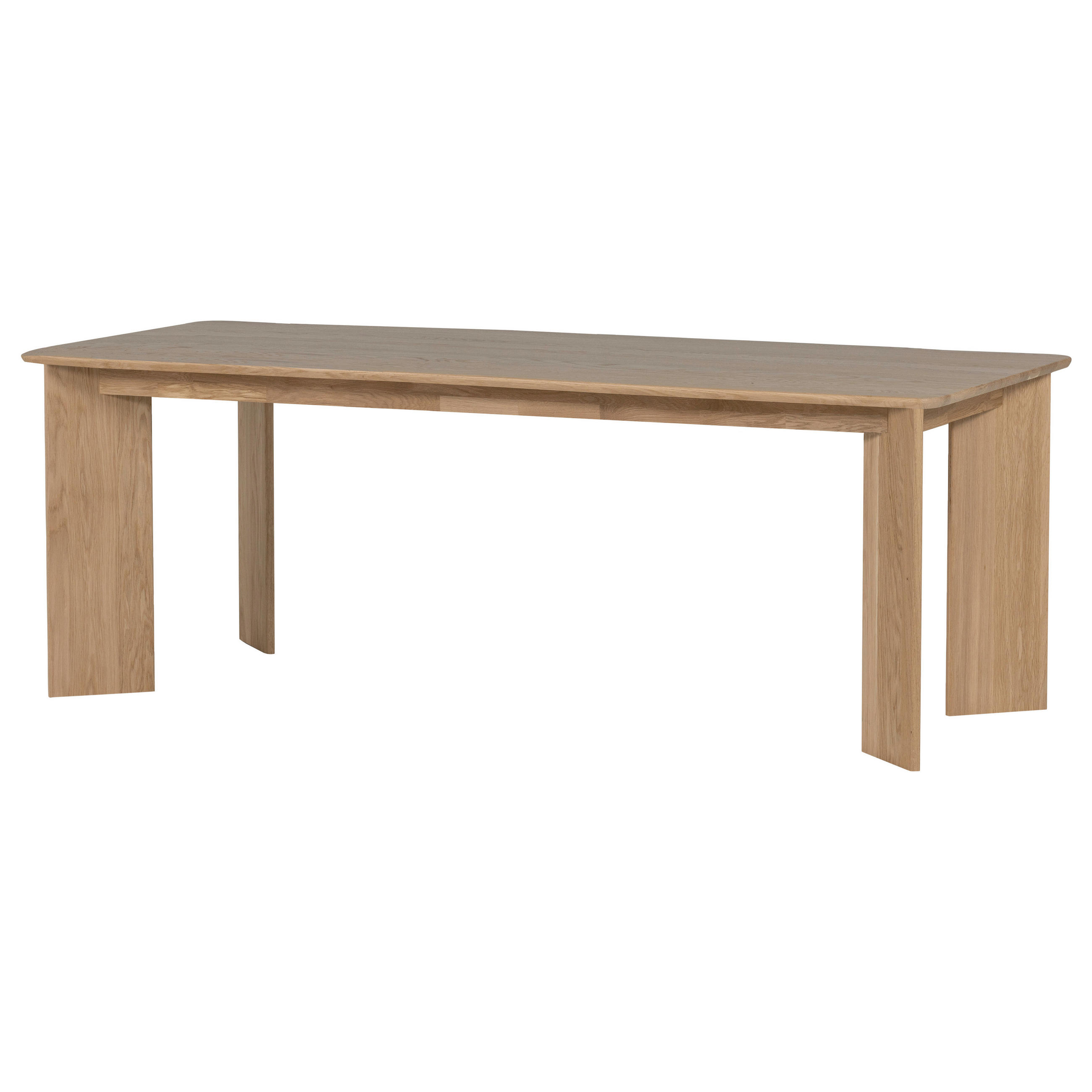 ESSTISCH 220/100/76 cm Echtholz  Holz rechteckig Eichefarben  - Eichefarben, MODERN, Holz (220/100/76cm) - Livetastic