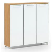 SCHUHSCHRANK 126/126/37 cm  - Chromfarben/Eichefarben, Design, Glas/Holz (126/126/37cm)