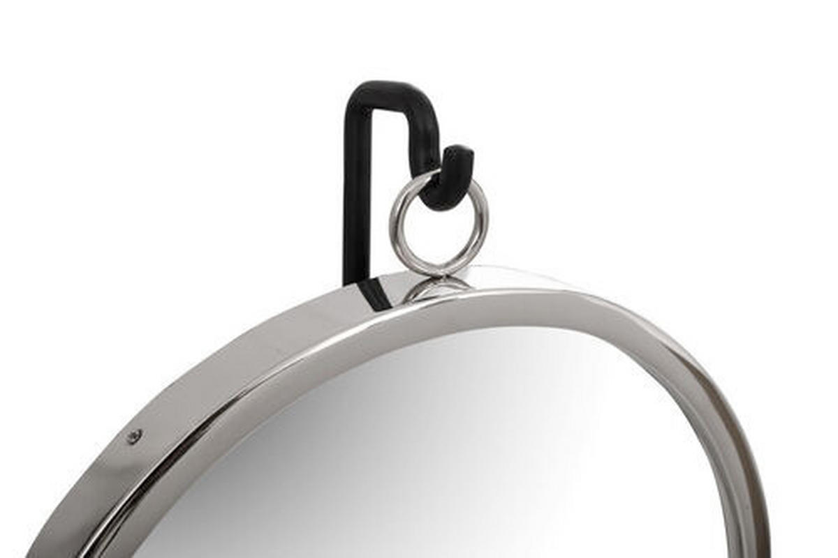 SCHMINKSPIEGEL 30/65/13 cm  - Silberfarben/Schwarz, MODERN, Glas/Metall (30/65/13cm) - Kayoom