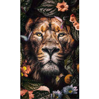 GLASBILD Tiere  - Multicolor, Basics, Glas (70/118/10cm) - Wandkraft