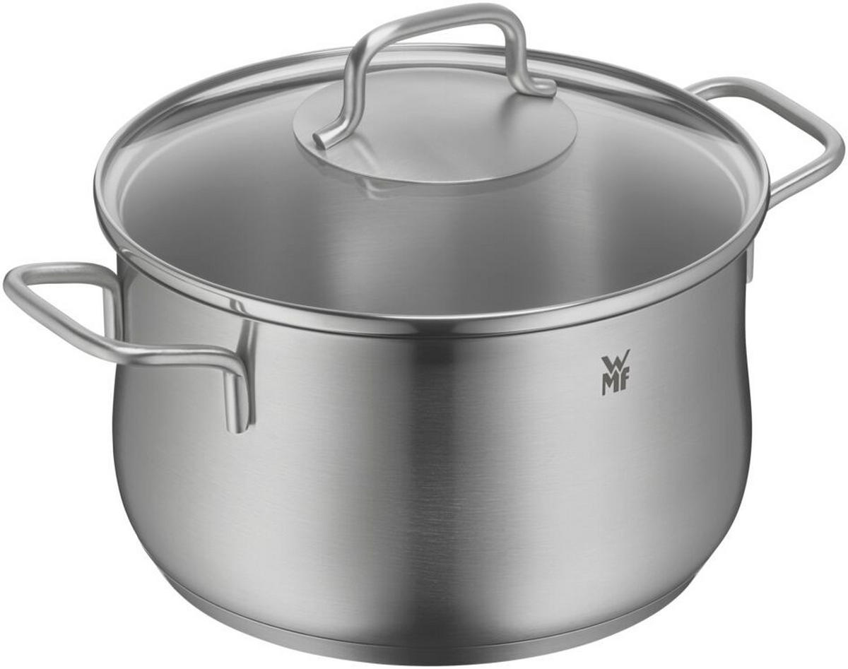 KOCHTOPFSET Brilliant 6-teilig  - Klar/Edelstahlfarben, Design, Glas/Metall - WMF