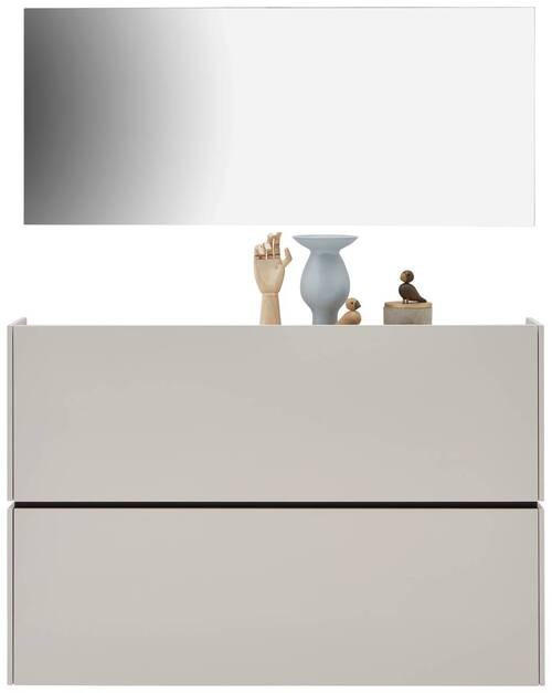 GARDEROBE 2-teilig in 140/200/22 cm - Kaschmir, Design, Holzwerkstoff (140/200/22cm) - Voleo