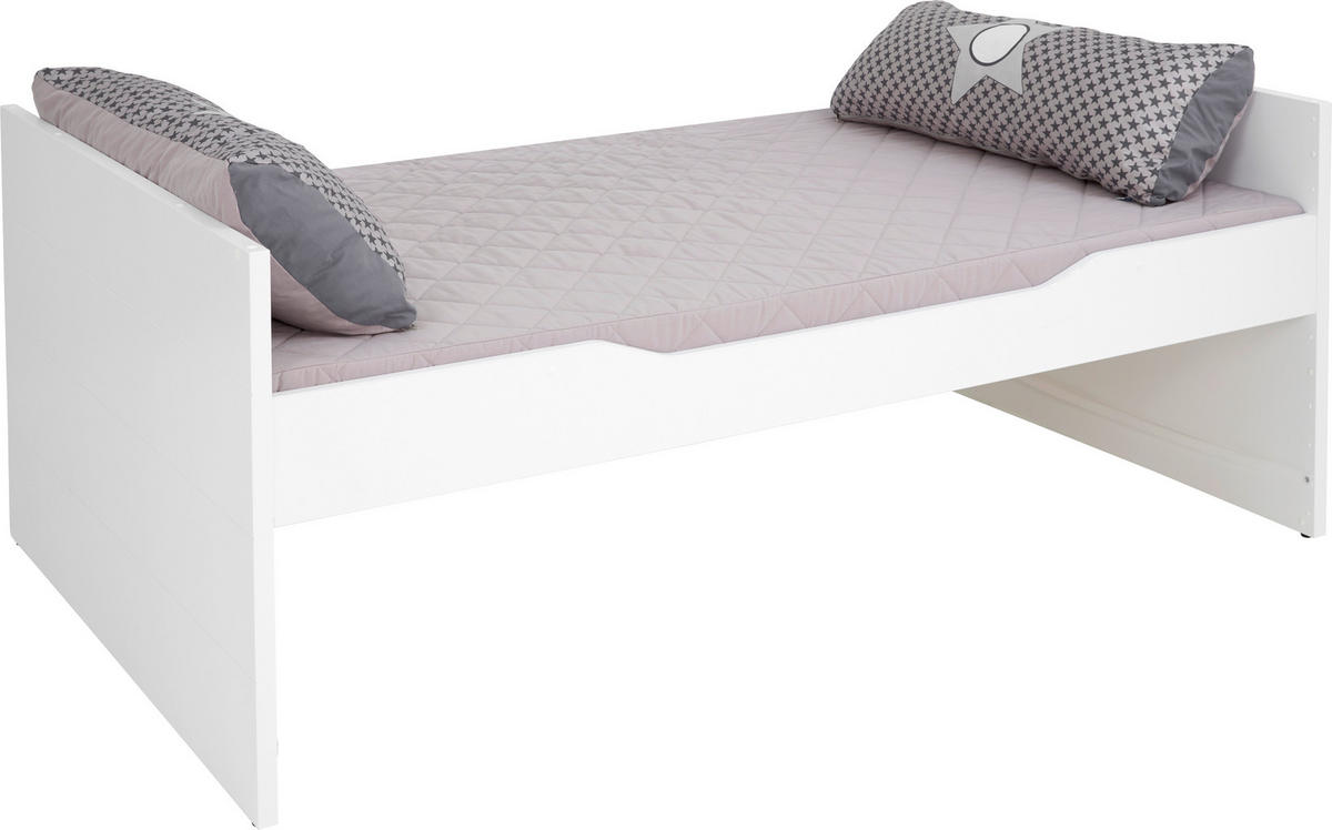BETT Fiona 90/200 cm Weiß  - Weiß, Design (90/200cm) - Paidi