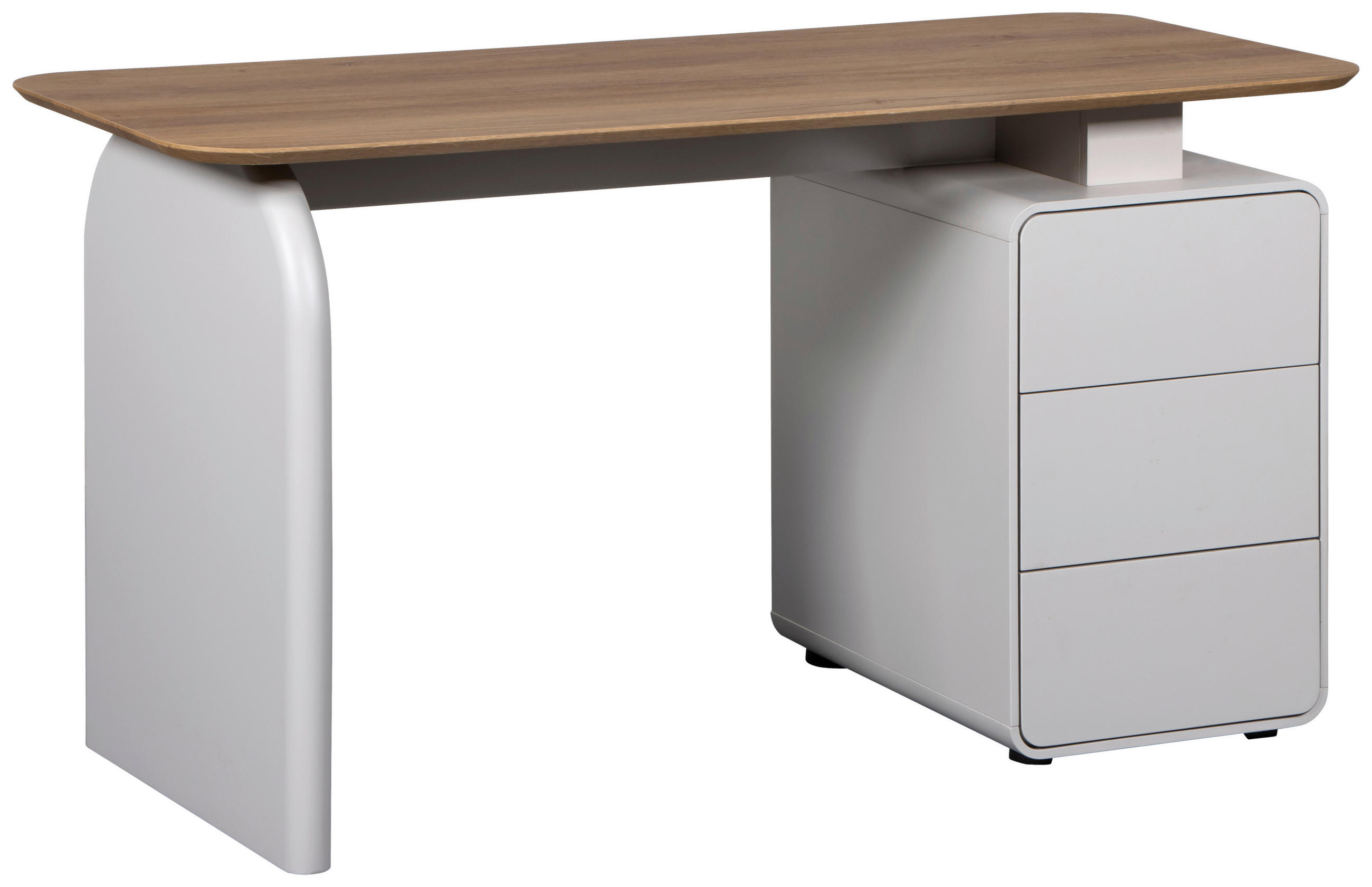 SCHREIBTISCH 140/60/75 cm Eichefarben, Kaschmir  - Kaschmir/Eichefarben, MODERN, Holzwerkstoff (140/60/75cm) - MID.YOU