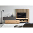 WOHNWAND  in Grau, Eiche Artisan  288,5/152,5/42,5 cm  - Eiche Artisan/Grau, MODERN, Holzwerkstoff (288,5/152,5/42,5cm) - Carryhome
