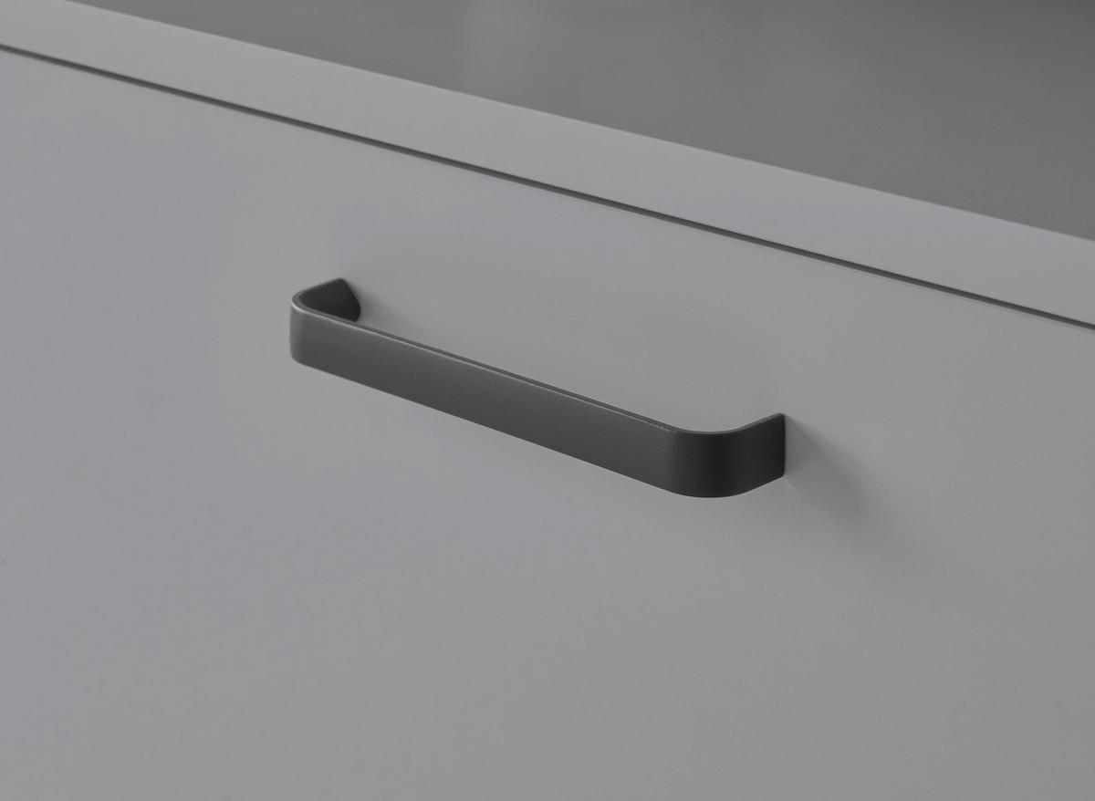 WASCHBECKENUNTERSCHRANK 70/60/35 cm  - Schwarz/Grau, MODERN, Holzwerkstoff/Kunststoff (70/60/35cm) - MID.YOU