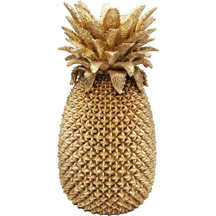 VASE  - Goldfarben, Design, Kunststoff (24,5/49,5/24,5cm)