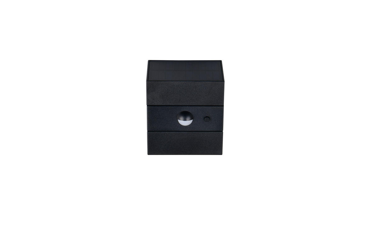 AUßENWANDLEUCHTE Talca 9.5/8.8/7.4 cm  - Schwarz, Design, Kunststoff (9.5/8.8/7.4cm)