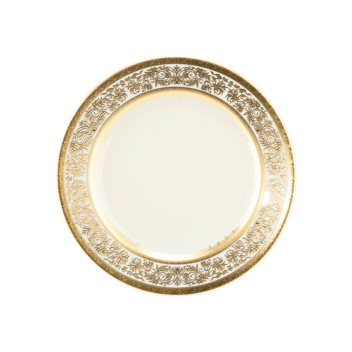 KROŽNIK ZA ZAJTRK  Constanza Ivory Zahra  20 cm        - zlate barve/krem barve, Basics, keramika (20cm) - Seltmann Weiden