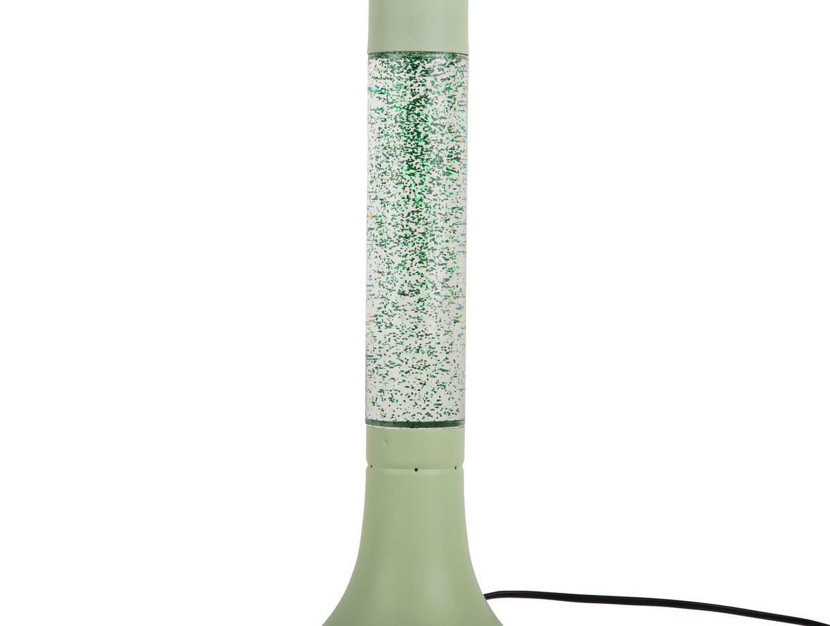 GLITTERLEUCHTE - Hellgrün, Basics (13/13/37.5cm) - Leitmotiv