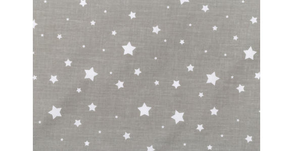 HOCHSTUHLEINLAGE grau mit Sterne  - Grau, Basics, Textil (23/42cm) - My Baby Lou