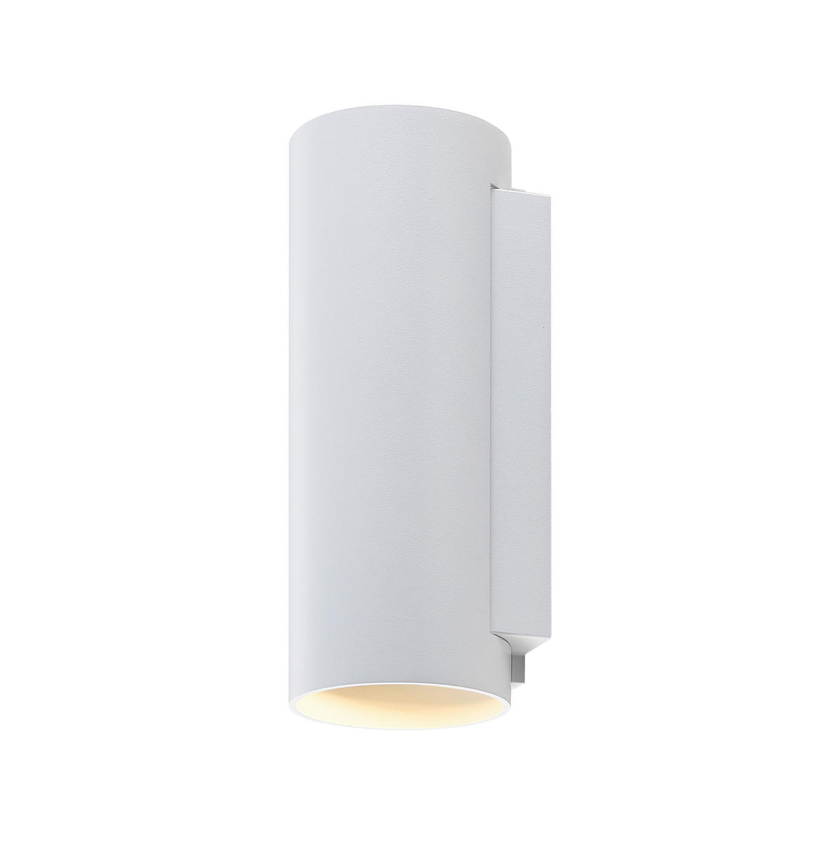 AUSSENWANDLEUCHTE - Weiss, Design, Metall (8/8/21cm)
