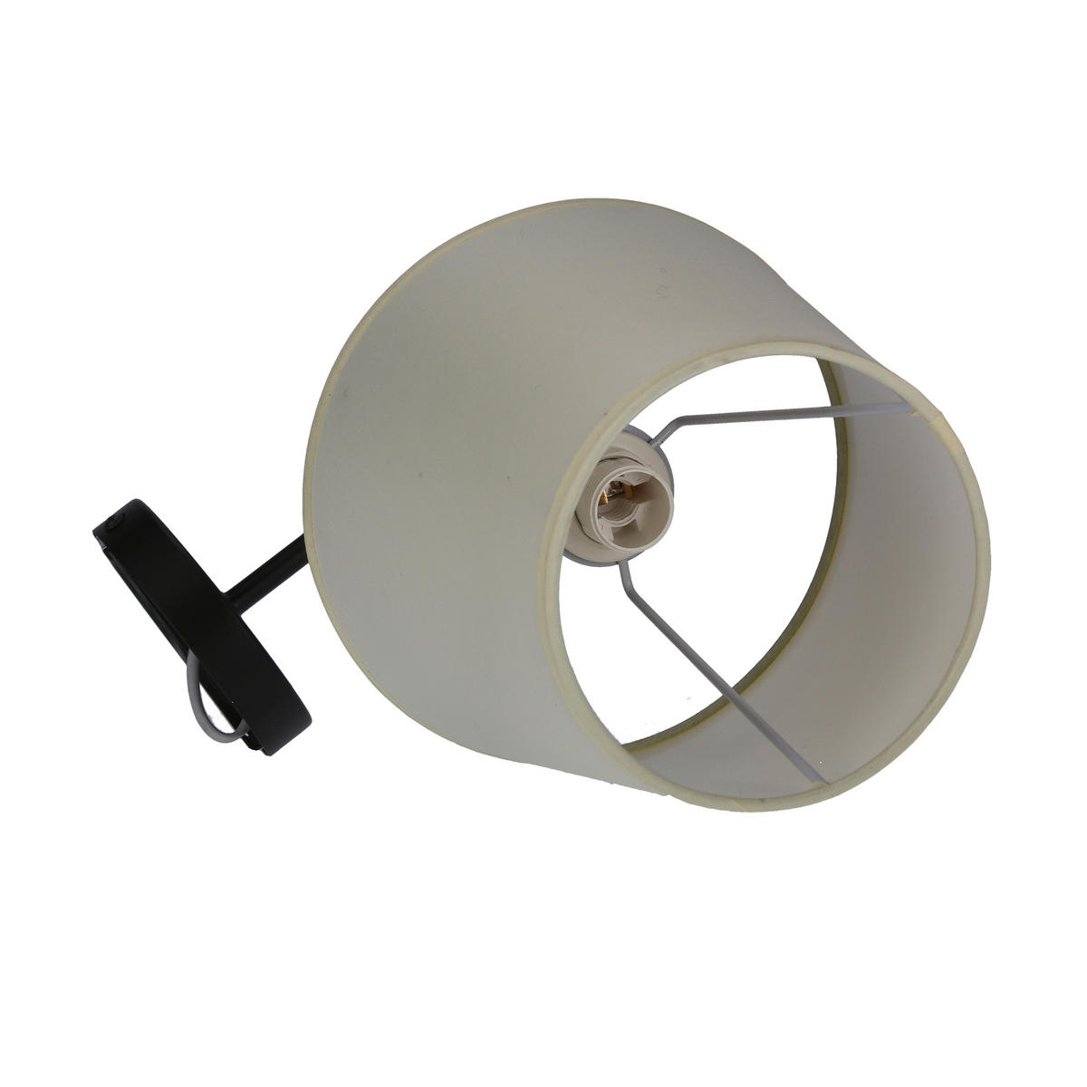VÄGGLAMPA Pasteri 18.5/23/33 cm   - kromfärg/grafitfärgad, Klassisk, metall/plast (18.5/23/33cm)